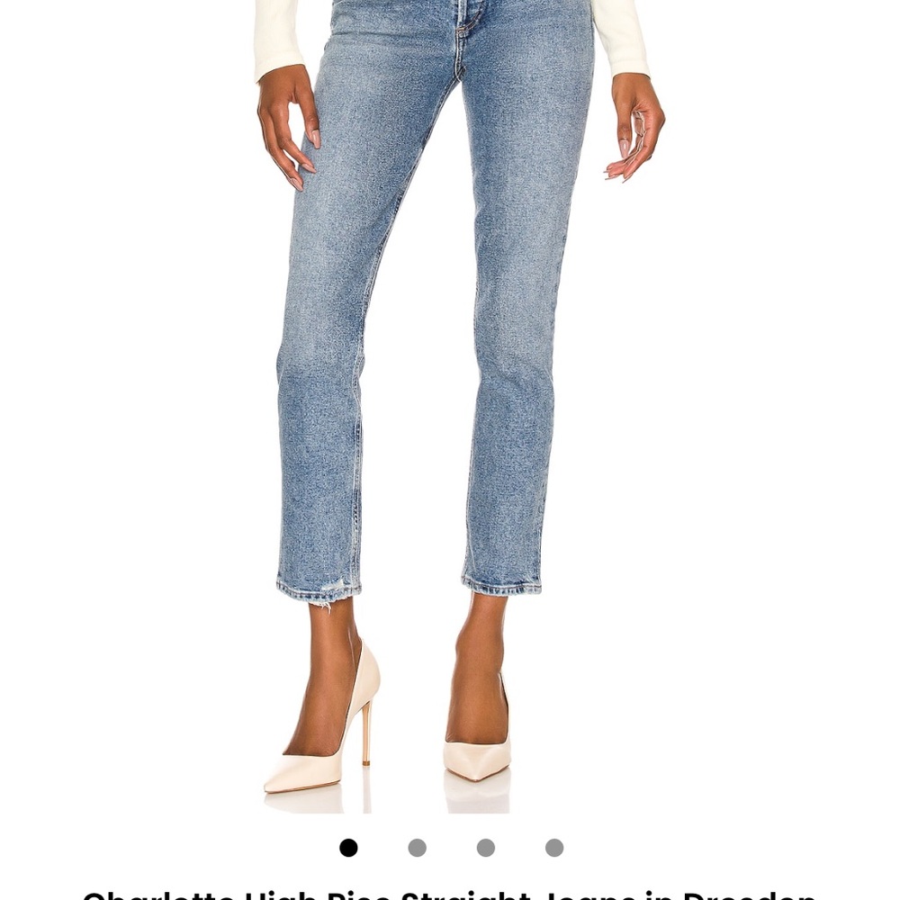 Citizens Of Humanity Charlotte Light Blue Straight Leg Jeans